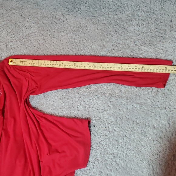 No Boundaries V-Neck Long Sleeve Shirt - Picture 7 of 9